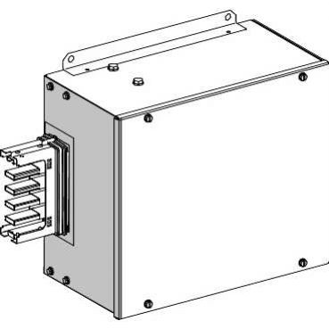 KASETA ZASILAJĄCA 500A 3L+N+PE PRAWA  SCHNEIDER (KSA400AB4)